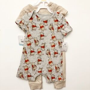 Disney baby  Winnie the Pooh 2 outfit set NWT 3-6m